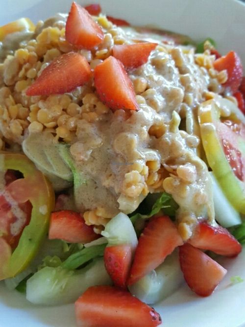 Strawberry Fields Salad at Pituq - Ikan Duyung in 