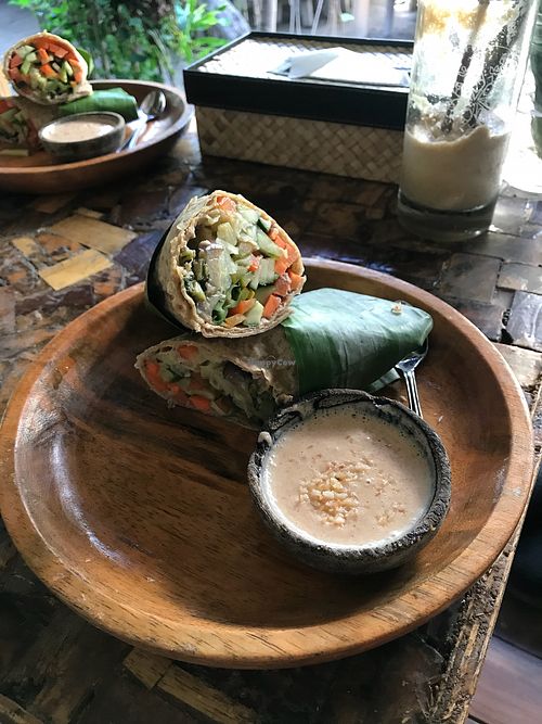 White Bean Hummus Wrap at Pituq - Ikan Duyung in 