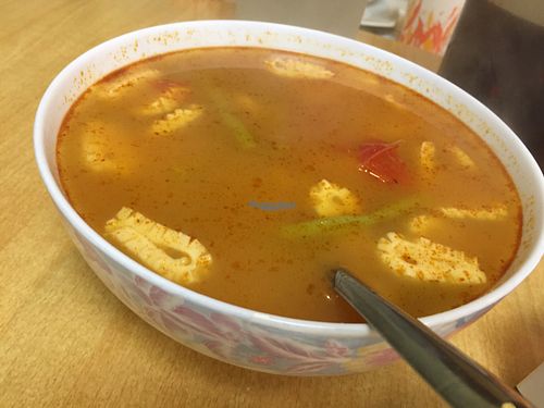 Tom Yam Soup at Cheng Si Jie Thai Private Kitchen 鄭​師姐泰式素食私房菜 in Kowloon