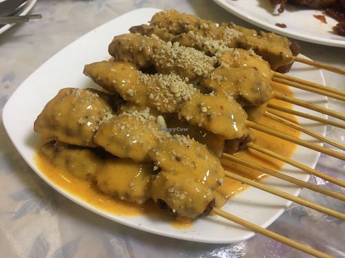Satay at Cheng Si Jie Thai Private Kitchen 鄭​師姐泰式素食私房菜 in Kowloon