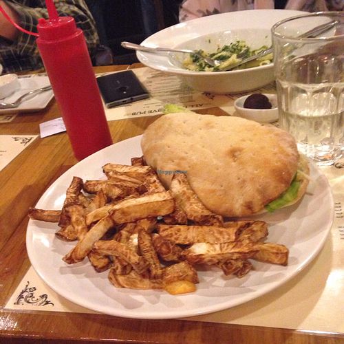 pizza burger at All Inclusive Pub in Bratislava