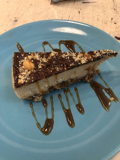 Peanut cheesecake   at Veggiezz - Am Salzgriess in Vienna