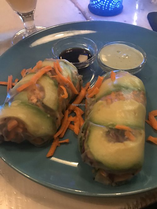 Avacado rolls at Veggiezz - Am Salzgriess in Vienna