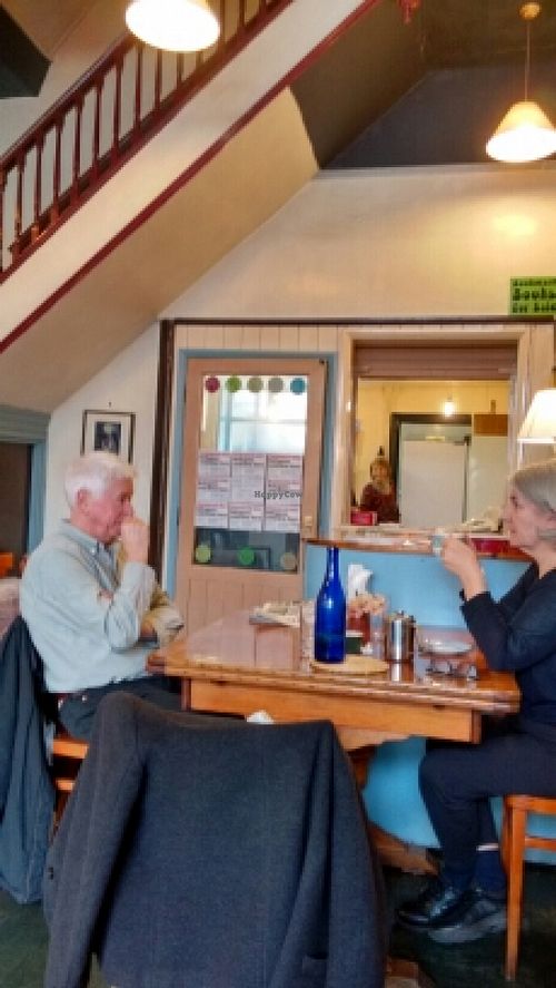 open kitchen at Red Triangle Cafe in Burnley