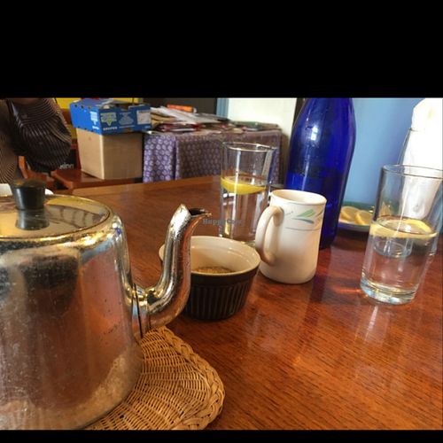 tea at Red Triangle at Red Triangle Cafe in Burnley