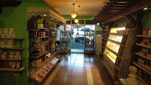 Lots of products at Buzzz Cafe in Tagbilaran