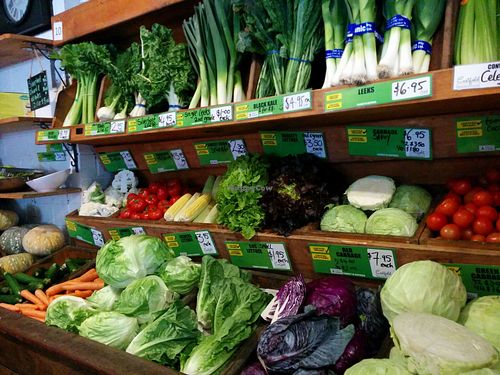produce section at Eastfield Natural Foods in Croydon