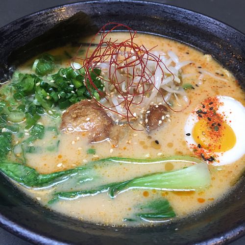 delicious - spicy ramen at Ramen Hood in Los Angeles