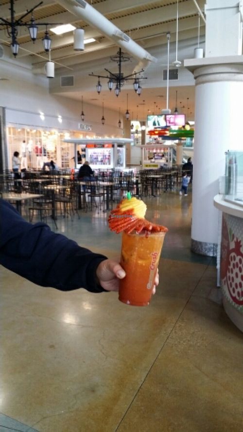 Just look at their awesome drinks! at Green Crush in Ventura