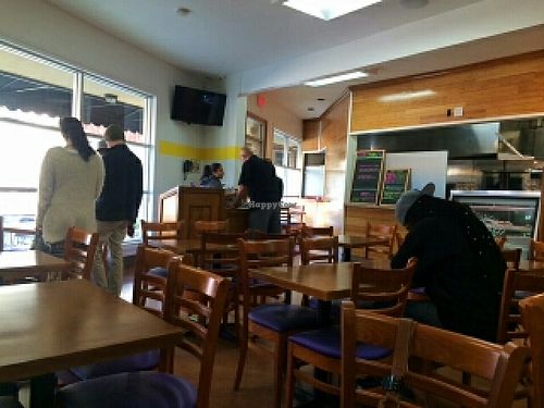 Indoor Seating Area at Big Earth Cafe in Studio City