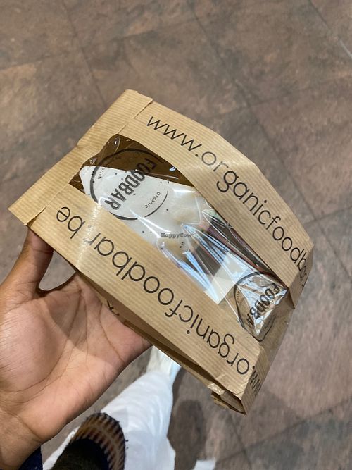 Vegan poppyseed lemon cake  at Bio Station in Antwerpen