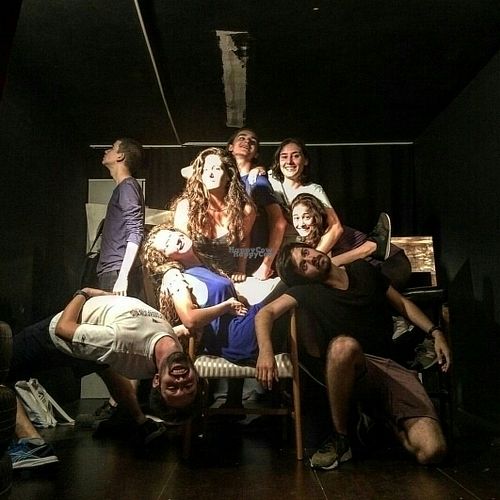 Theater rehearsal at KafeNAsanat in Istanbul