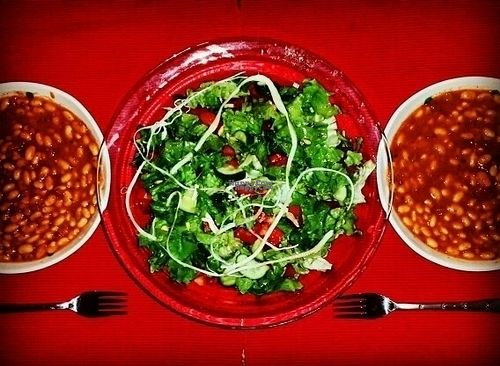 Beans & Salad  at KafeNAsanat in Istanbul