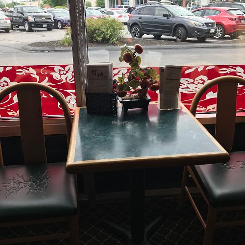 window table at Chia Sen in Scarborough