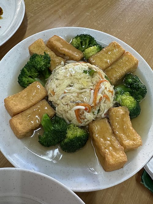 Tofu broccoli  #Veganuary at Destin Vegetarian in Batu Caves