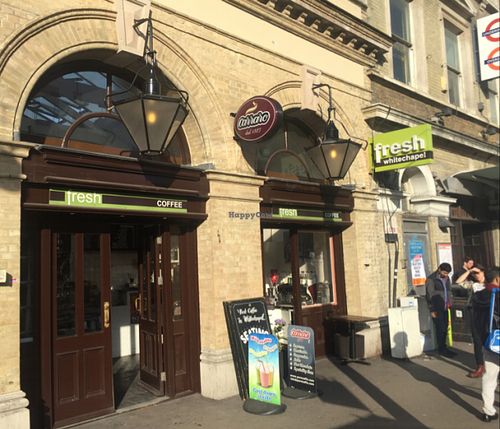 Outside at Fresh in East London