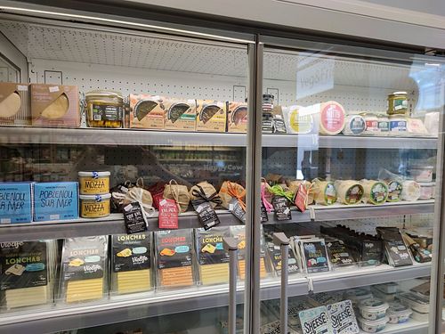 So many vegan cheeses! at Veg & Friends  in Sant Cugat Del Valles