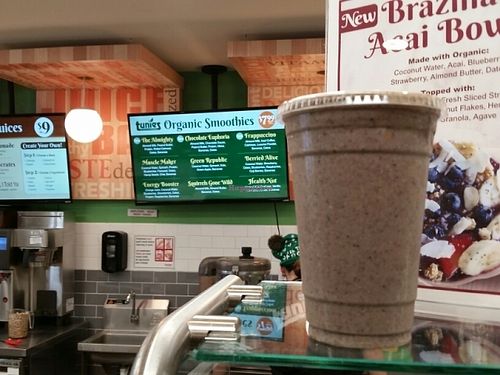 muscle maker smoothy at Tunie's Natural Grocery and Vitamin Market in Fort Lauderdale