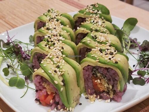 more vegan sushi at Edamame Vegan Sushi in Warsaw
