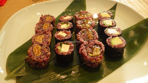 4U set at Edamame Vegan Sushi in Warsaw