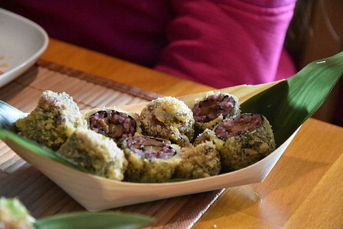 Special maki at Edamame Vegan Sushi in Warsaw