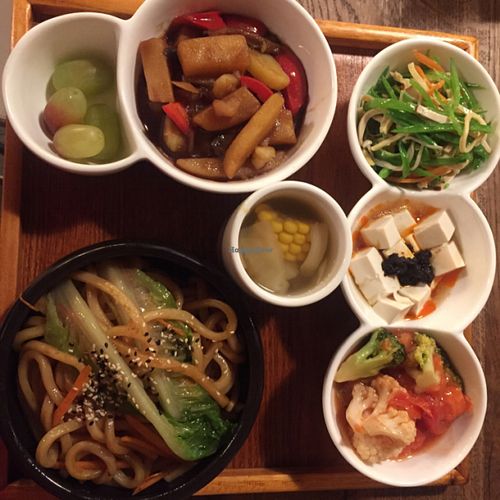 vegan chef special at WGT Vegetarian Fine Dining in South West London