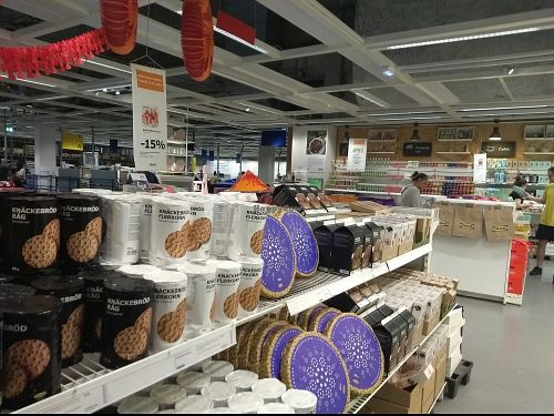 ikea grocery store at IKEA in Villiers-sur-marne