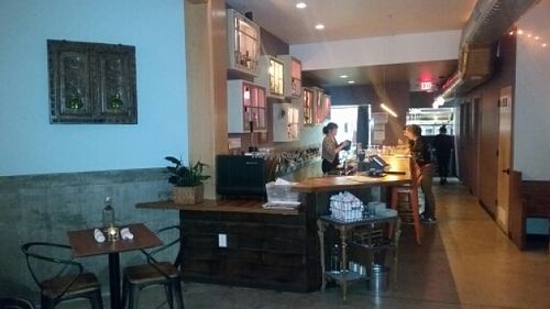 inside at Epif in Portland