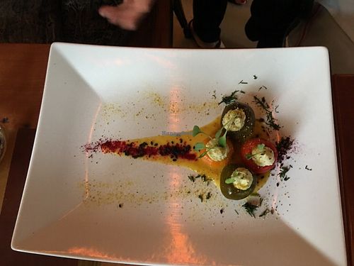 Artichoke-cashew stuffed pellers at Epif in Portland