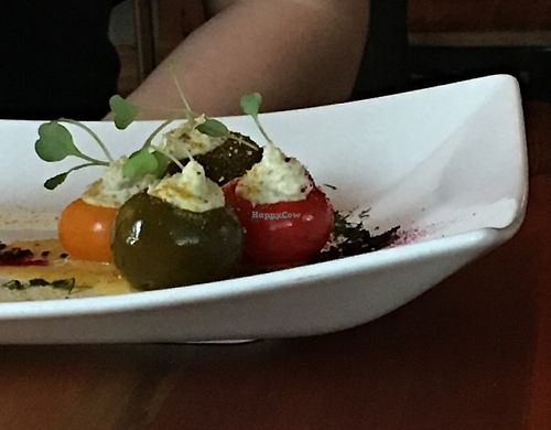 Stuffed peppers at Epif in Portland