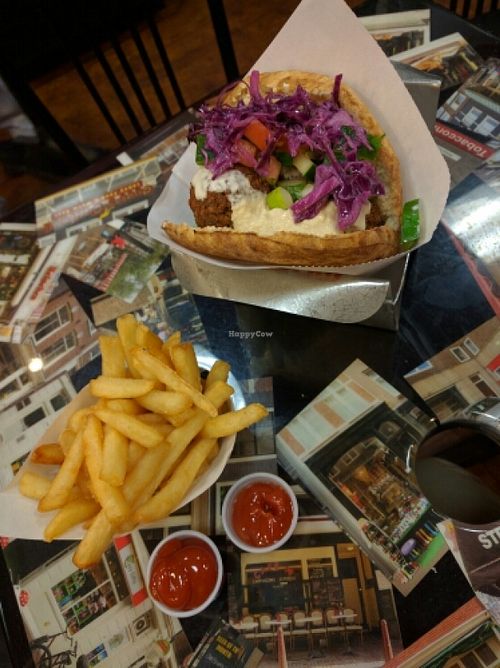 yum! at Amsterdam Falafelshop in Boston