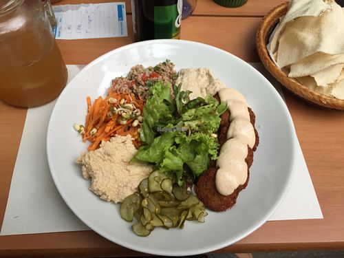Falafel - Vegan at Vila das Rosas in Sao Paulo