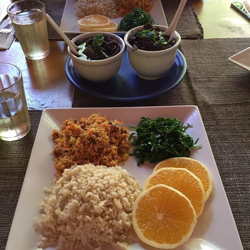 Vegan feijoada. at Padma Padam in Ubatuba