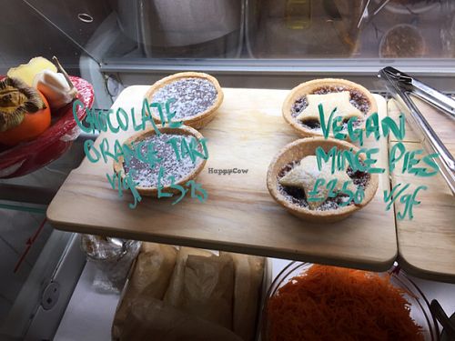 tarts and pies  at Moon & Hare in Edinburgh