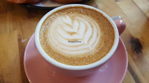 Cappuccino at Brammibal's Donuts - Maybachufer in Berlin