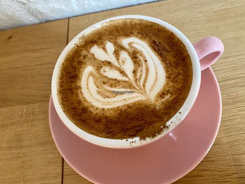 pumpkin spiced latte at Brammibal's Donuts - Maybachufer in Berlin
