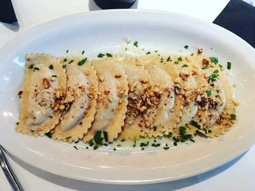Mushroom  Spelt-Ravioli (selfmade by SamSes) at Samses in Zurich