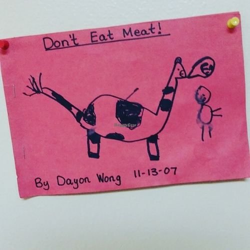 They have this up on the wall! So cool. at Asian Delights Cafe in Plano