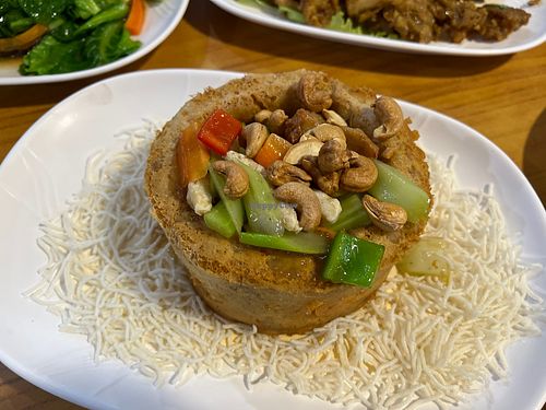 Yam ring 7/10 not nice  at Ru Lai 如来斋 in Central Singapore