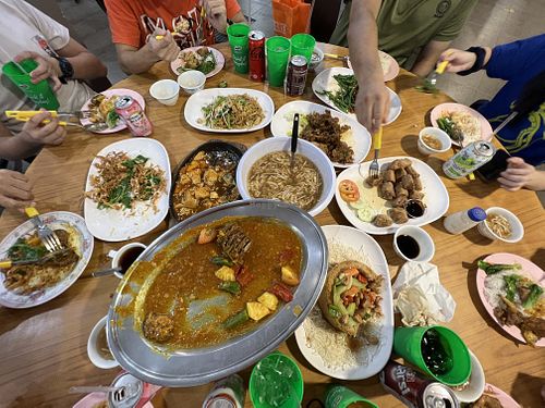 Over all meal  at Ru Lai 如来斋 in Central Singapore