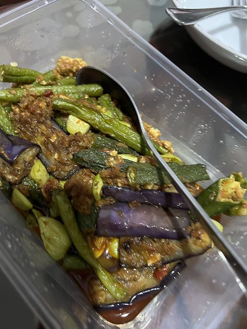 4 heavenly kings, including petai  at Ru Lai 如来斋 in Central Singapore