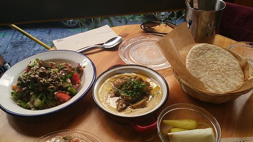 Set lunch  at La Hummuseria in Madrid