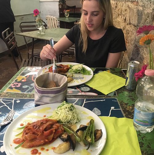 the best meal I had during my entire trip to Italy!  at Silvana Bio Vegan Food  in Florence