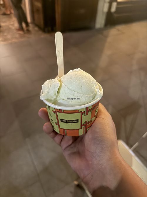 Pandan and Coconut on top  at Gelato Messina in Surry Hills