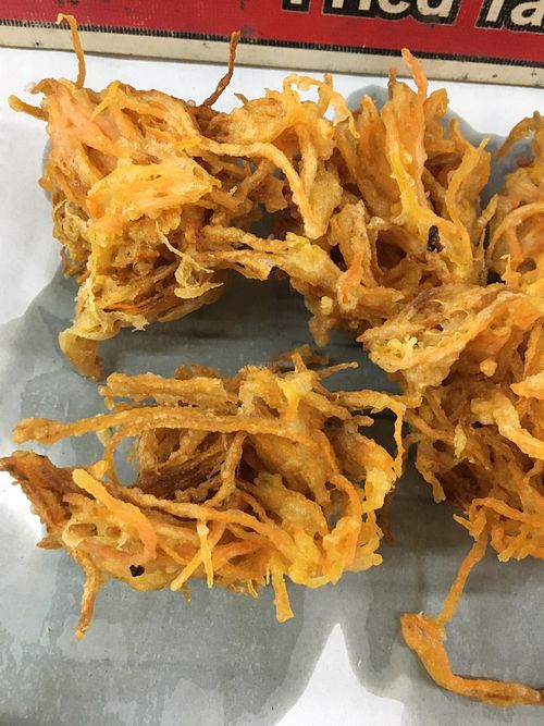 Fried Carrot at Grand Night Market Vegetarian Stall in Hua Hin