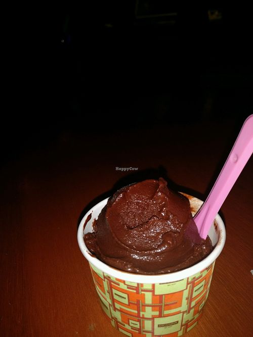 chocolate gelato at Gelato Messina in Fitzroy