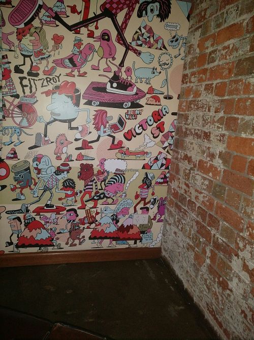 cool surroundings inside at Gelato Messina in Fitzroy