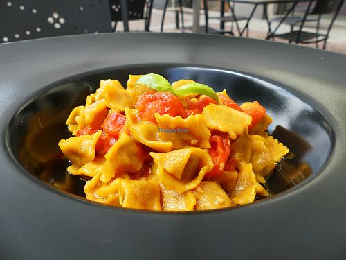 Homemade fresh pasta at Mezzaluna in Turin