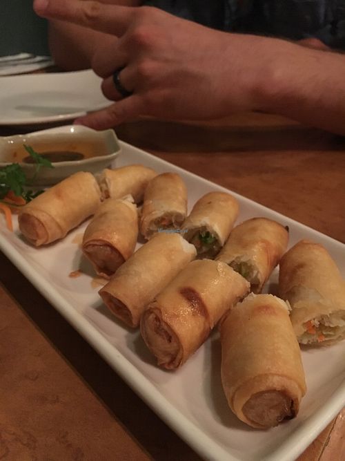 Fried spring rolls  at Rim Talay in Oceanside