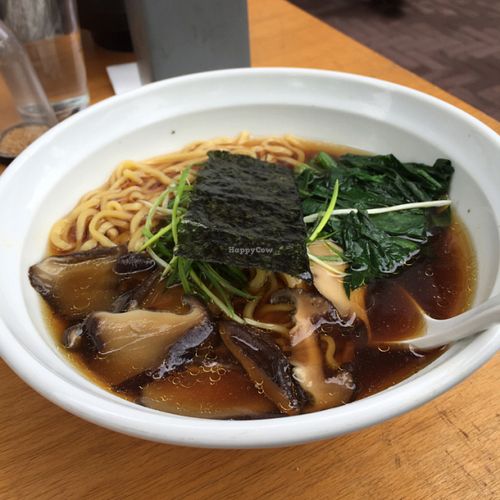Basic vegan ramen bowl  at Fou Fow Ramen in Amsterdam